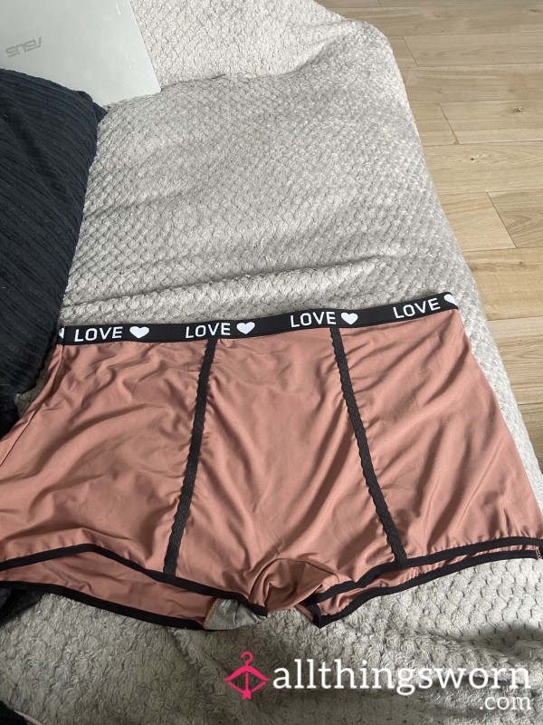 Pink Silk Women’s Boxers