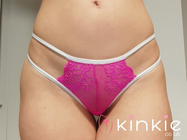 Pink Silky Skimpy Thong 💗