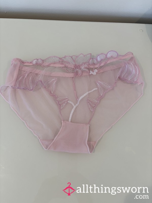 💕Pink Sissy See Through Girly Panties💕