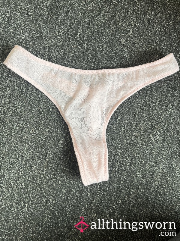 Pink Size 6-8 Thong Waiting To Be Worn For You😉😉