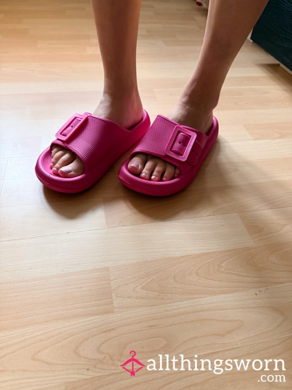 Pink Slippers Size S
