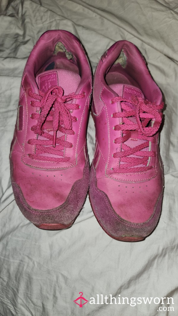 Pink Sneakers That Have Seen War And Smell Like It Too