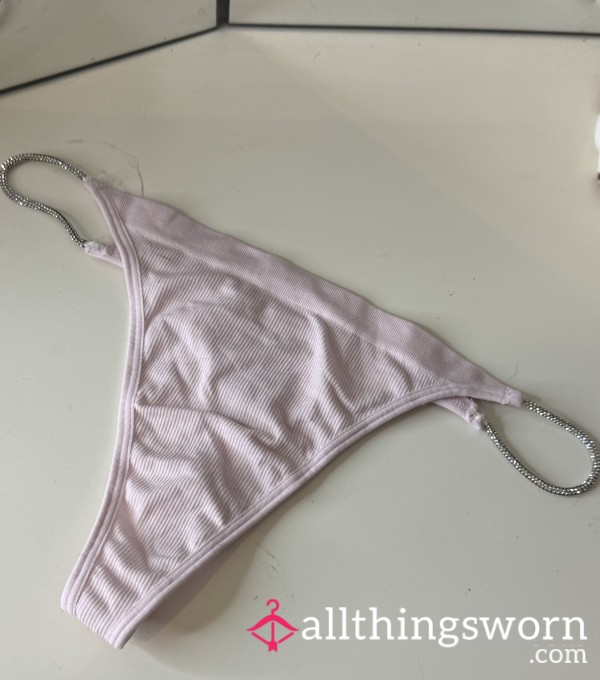 Pink Sparkly Glitter Thong