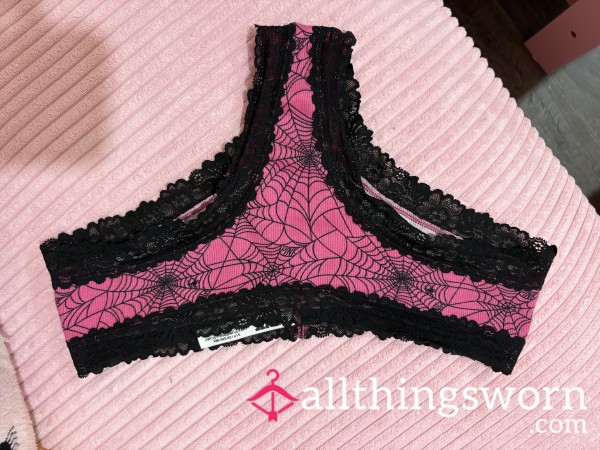 Pink Spiderweb Panties