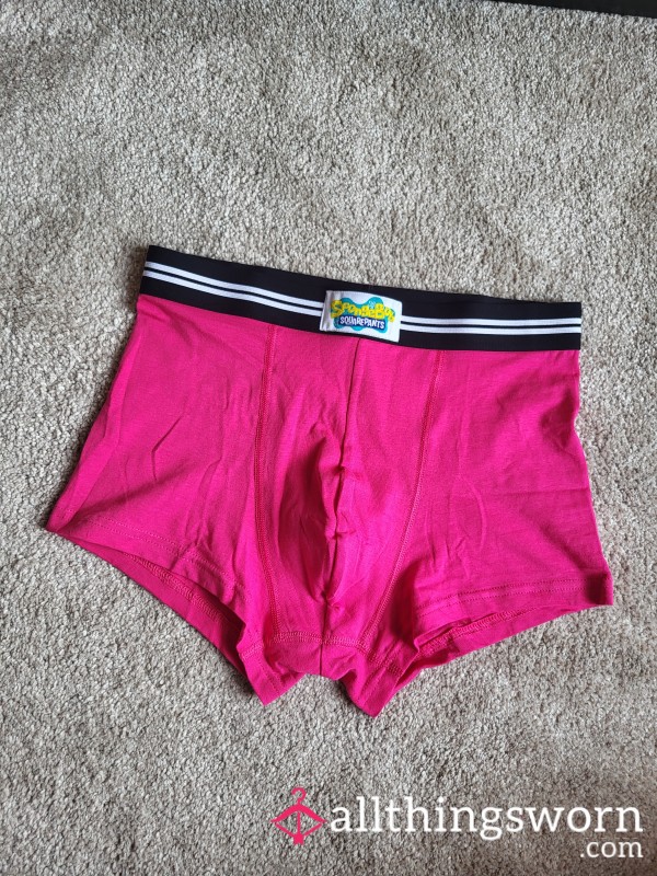 Pink Spongebob Boxers 🧽😜