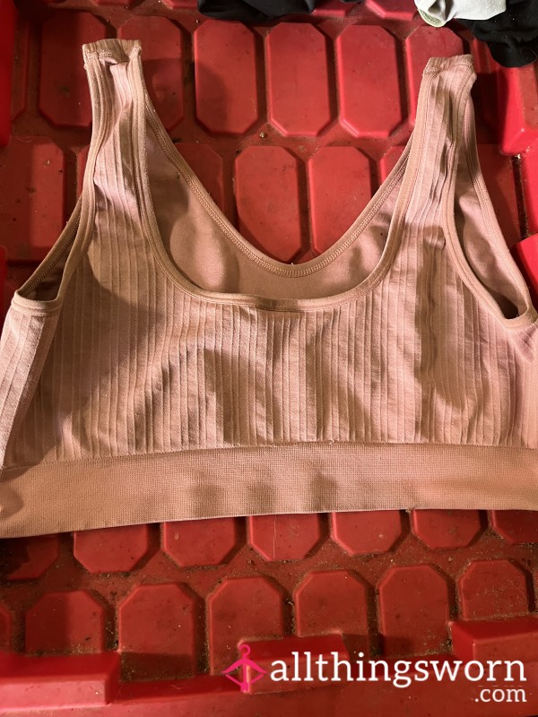 Pink Sports Bra