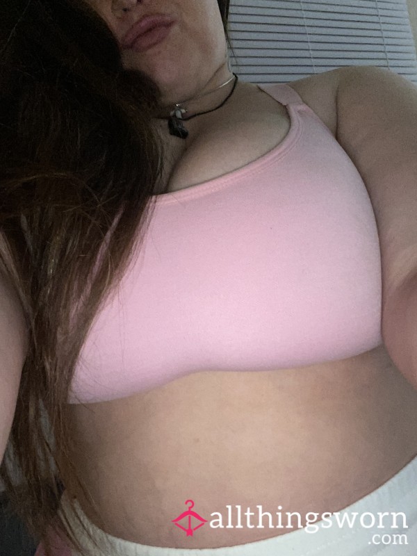 💕💕pink Sports Bra