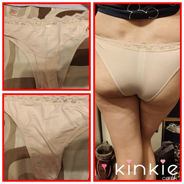 Pink Spot Satin Style Knickers