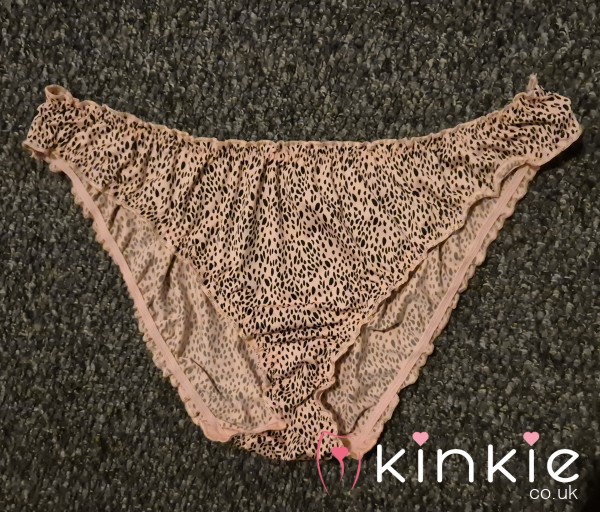 Pink Spotty Ruffle Panties