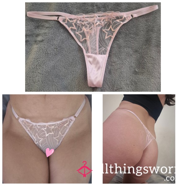 Pink Star Thong