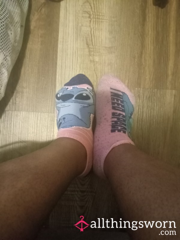 Pink Stitch Socks
