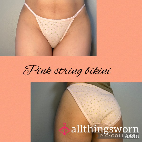 Pink String Bikini