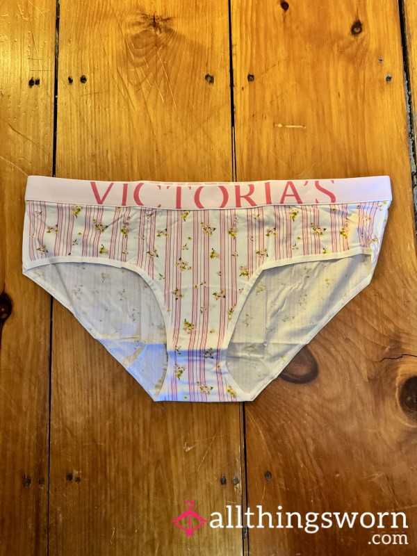 Pink Stripe VS Bikini Cut Full Back, XXL