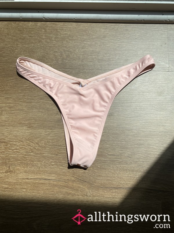 Pink Thong Bikini