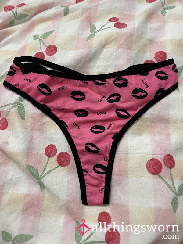PINK THONG - Criss-cross Back 🩷