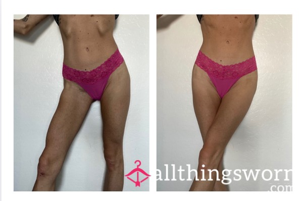 Pink Thong ✨shipped- No Add On Price