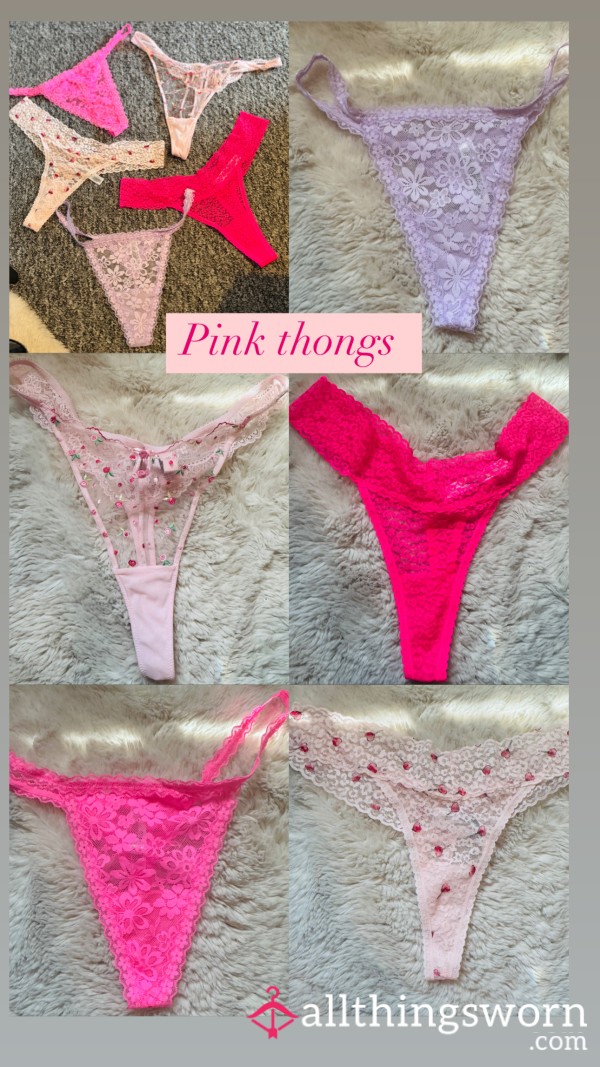 Pink Thongs “individual”