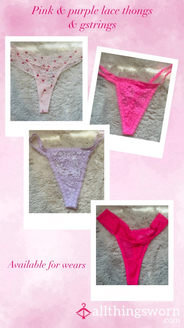 Pink Thongs & Gstrings