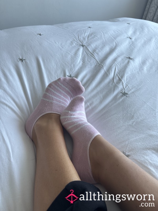 Pink Trainer Socks