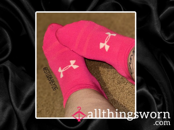 Pink Under Armor Socks 💕