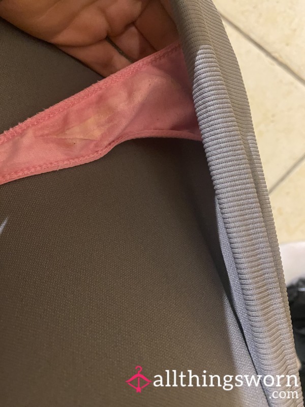 Pink Used Thongs 😈