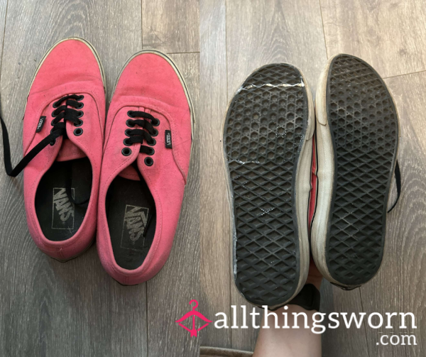 Pink Vans + Free Pair Of Socks