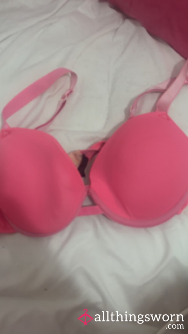 Pink Very Worn Bra