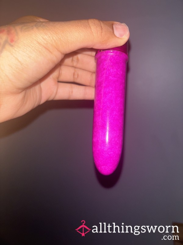 Pink Vibrator Not Cleaned ;)