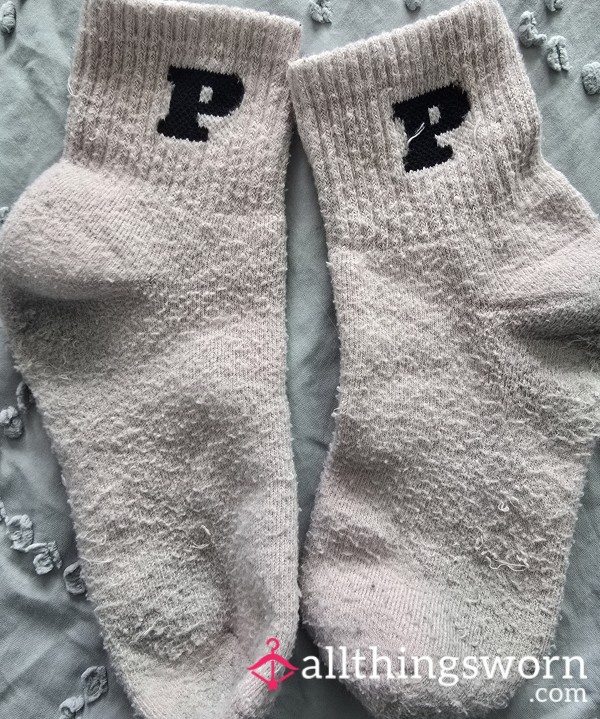 Pink Victoria Secret Worn Socks