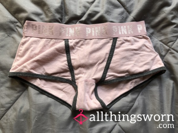 Pink Victoria's Secret Boy Shorts