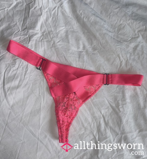 💖 Pink Victorias Secret G-String With Metal Detail 💖