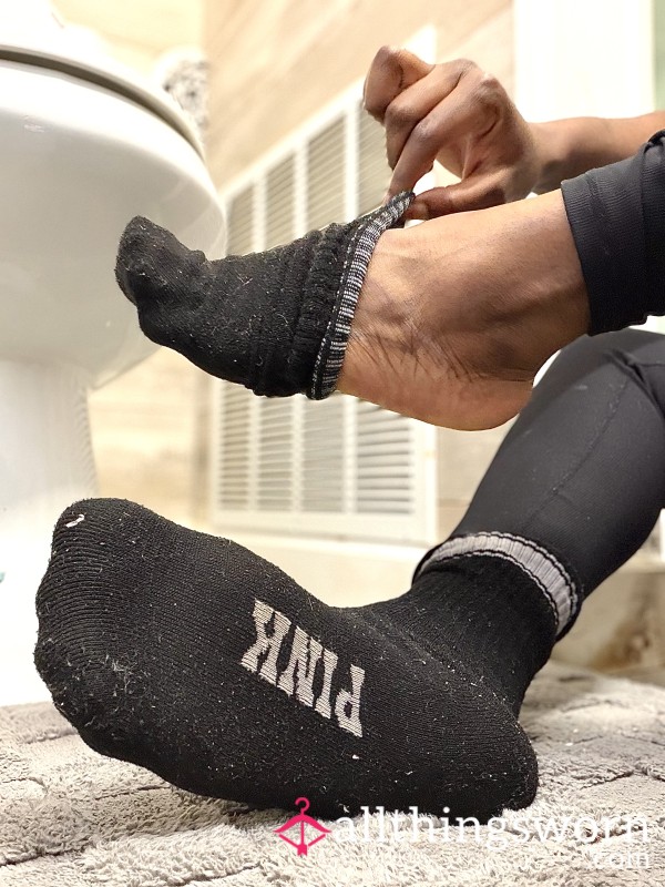 PINK Victoria's Secret Logo Socks