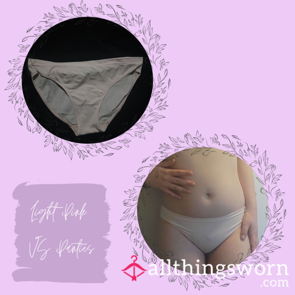 Pink VS Bikini Cut Panties (Size L)
