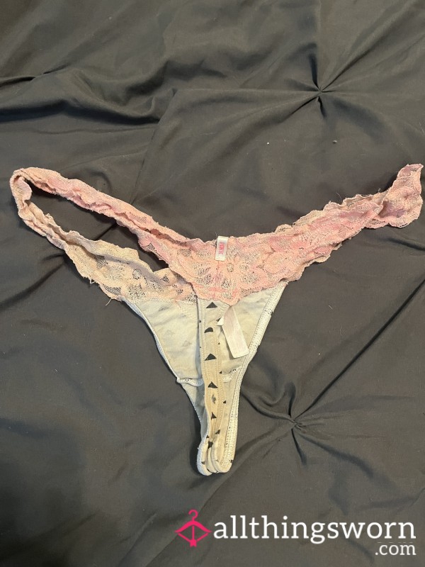 Pink VS Lace Thong