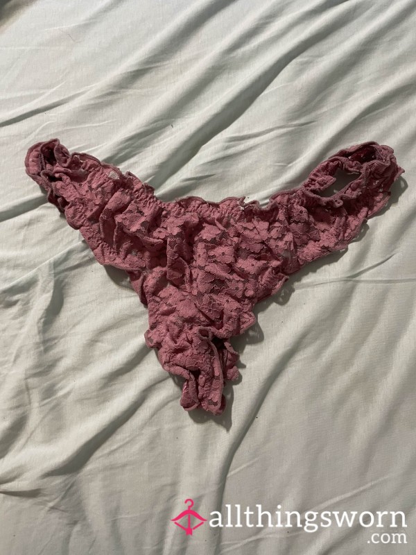 💗 Pink Wavy Thongs💗