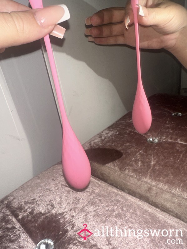 Pink Weighted Egg Toy
