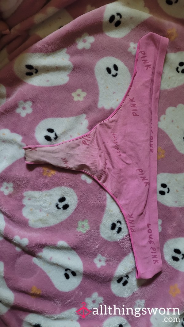PINK Well-worn Active Thong