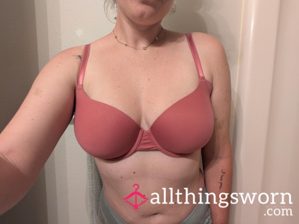 Pink Well-worn Bra