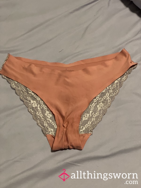 Pink Well-Worn Lace Panties