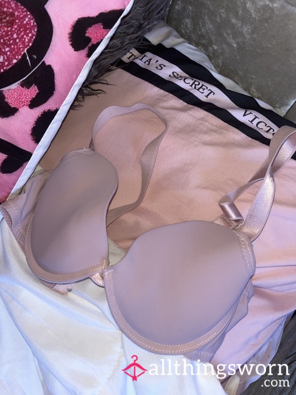 Pink Well Worn Padded Bra 34b