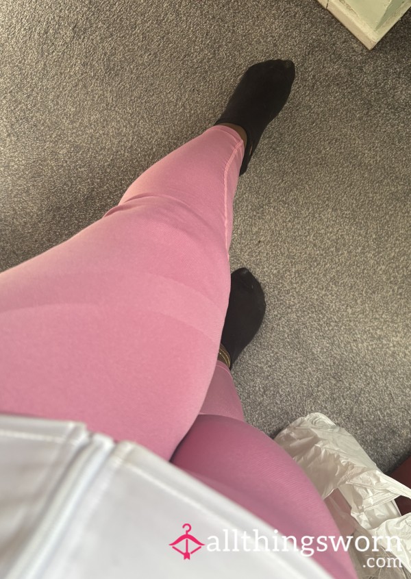 Pink Wet Leggings