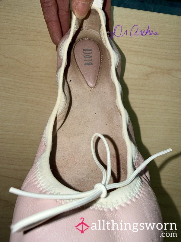 Pink & White Ballet Flats