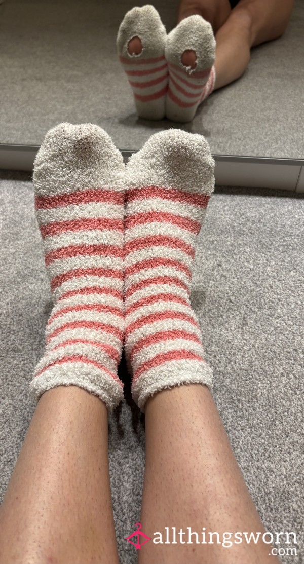 🩷 Pink & White Socks 🤍