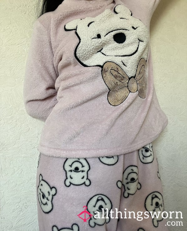 Pink Winnie The P**h Fluffy Pyjamas 💖