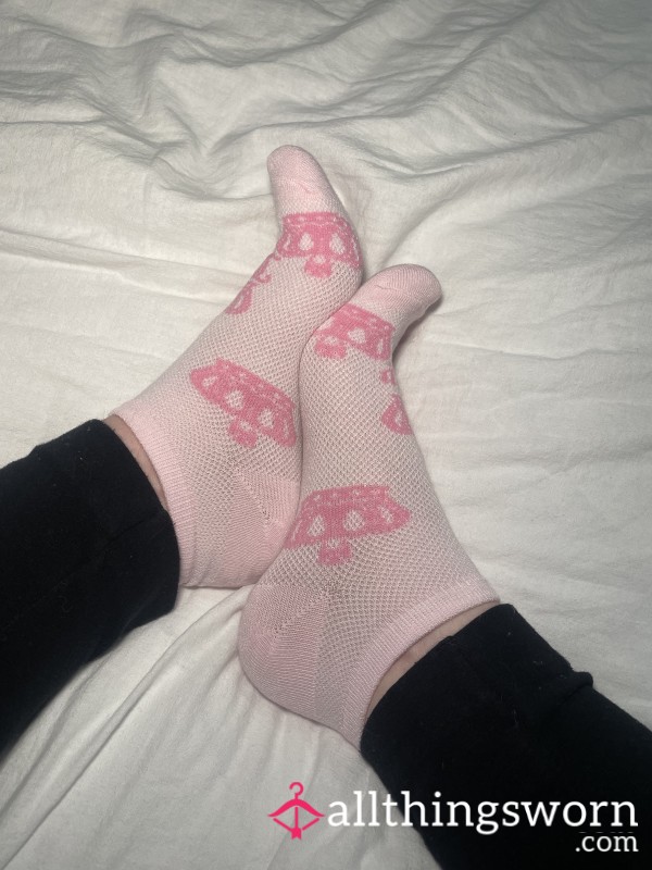Pink With Crowns Juicy Couture Ankle Socks
