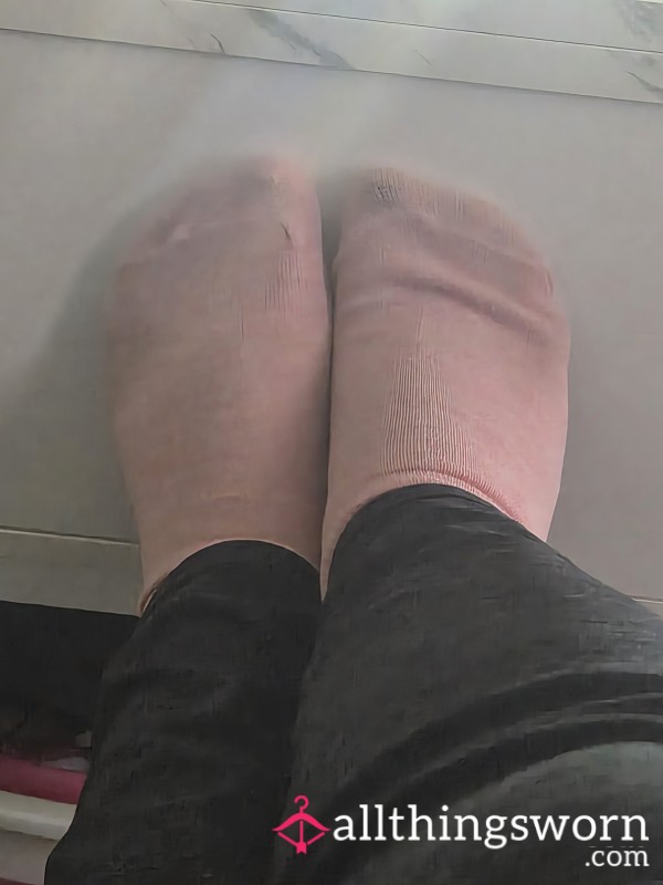 Pink Work Socks