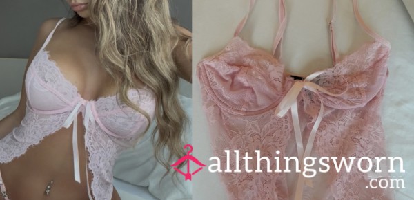 Pink WORN Lingerie Bralet 💗