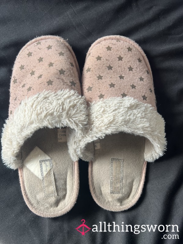 ✨ Pink Worn Slippers For You ✨