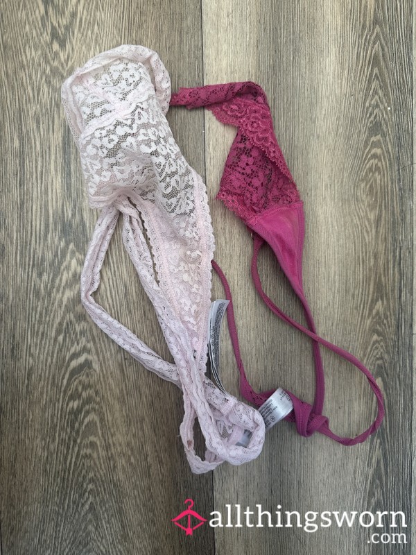 Pink Worn Thongs🩷
