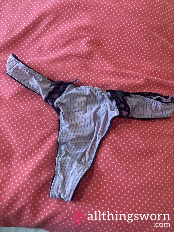 Pink Worn Thongs